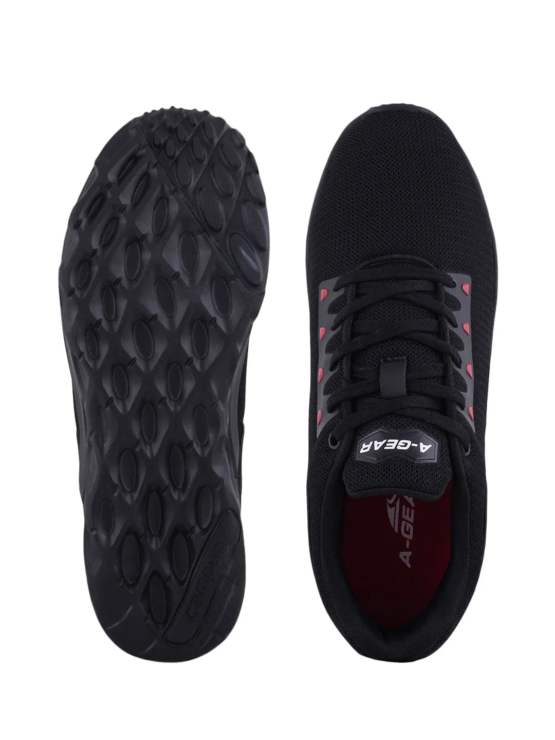 AGR-006 Black Men's Sports Shoes sold by Campus Shoes product image thumbnail 4