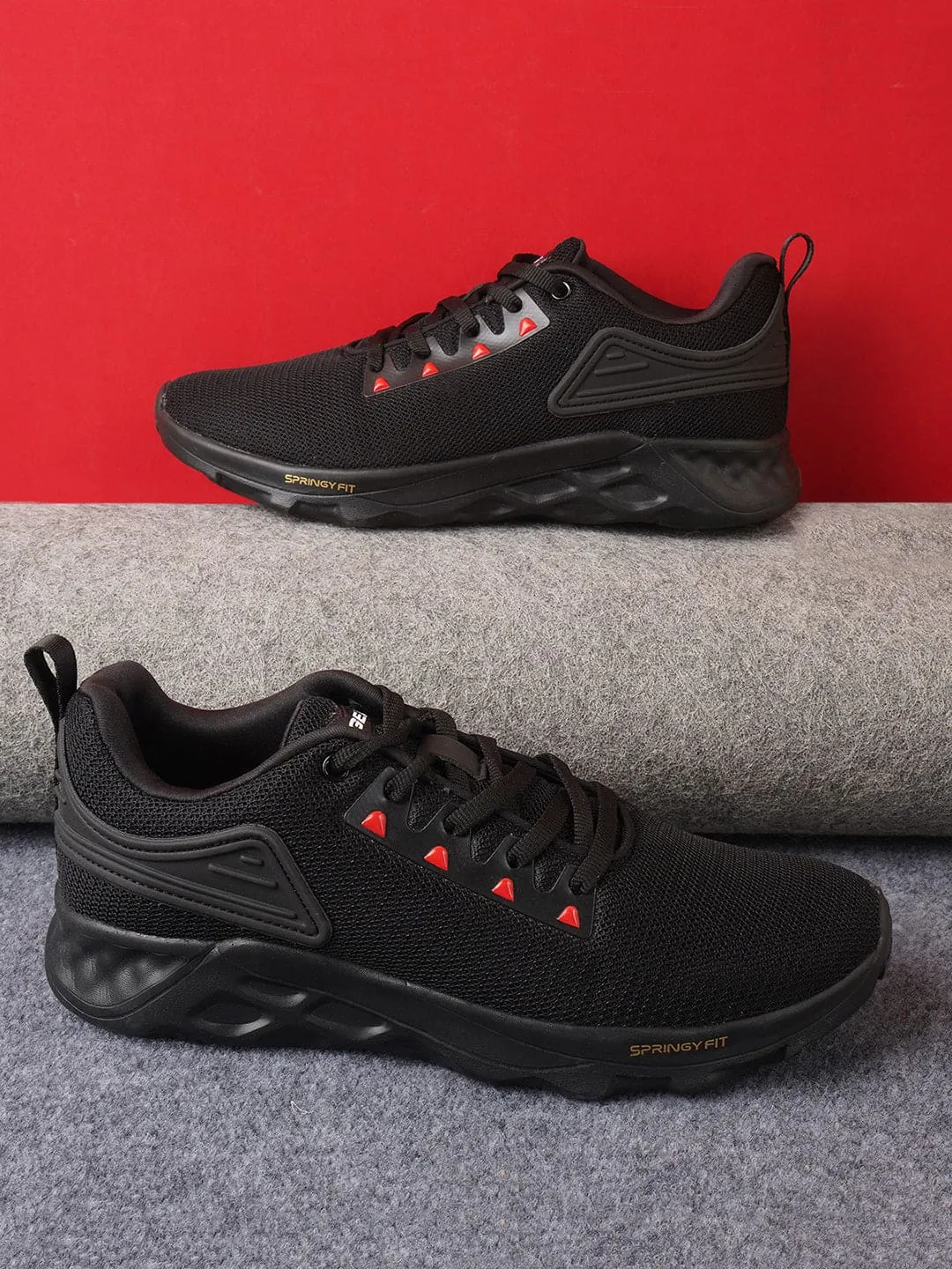 AGR-006 Black Men's Sports Shoes sold by Campus Shoes product image thumbnail 5