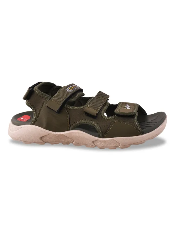 GC-22114 Olive Men's Sandals sold by Campus Shoes