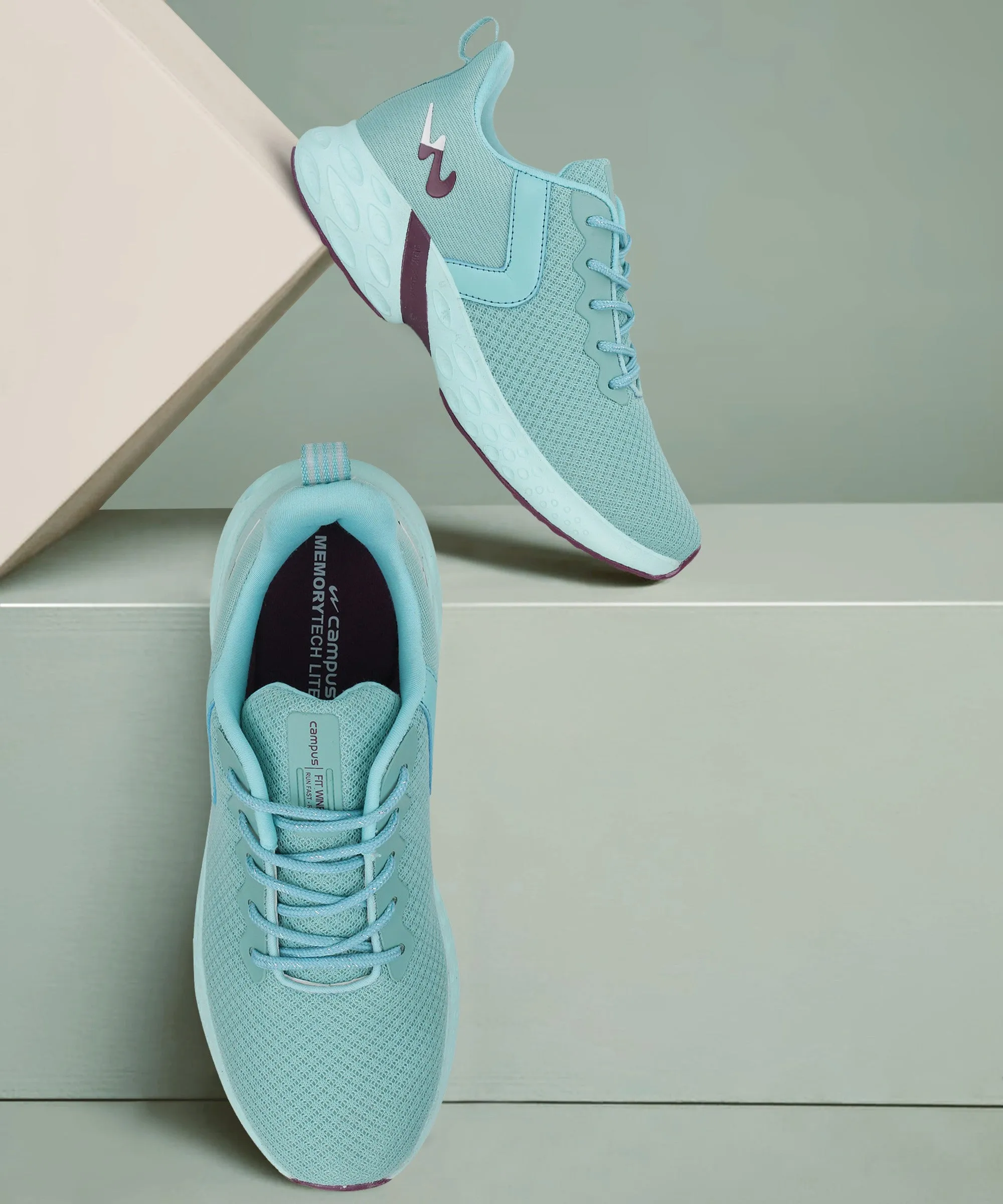 ALICE Green Women's Running Shoes sold by Campus Shoes product image thumbnail 5