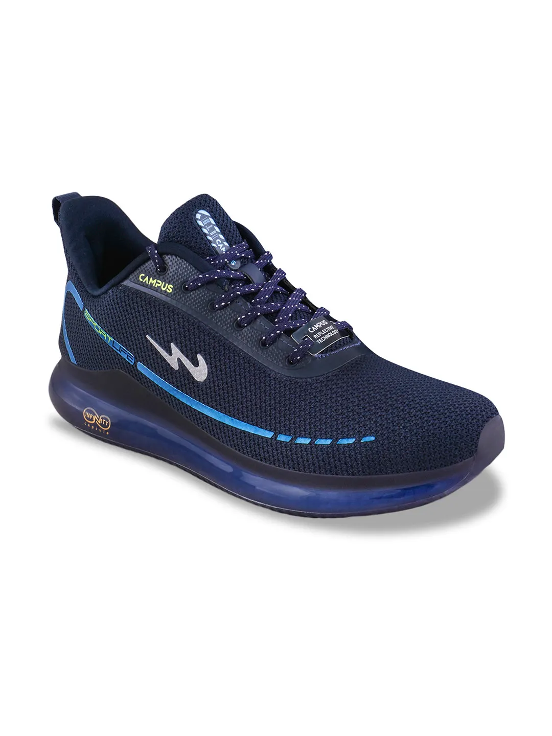 SENSOR Navy Men's Running Shoes Parallel