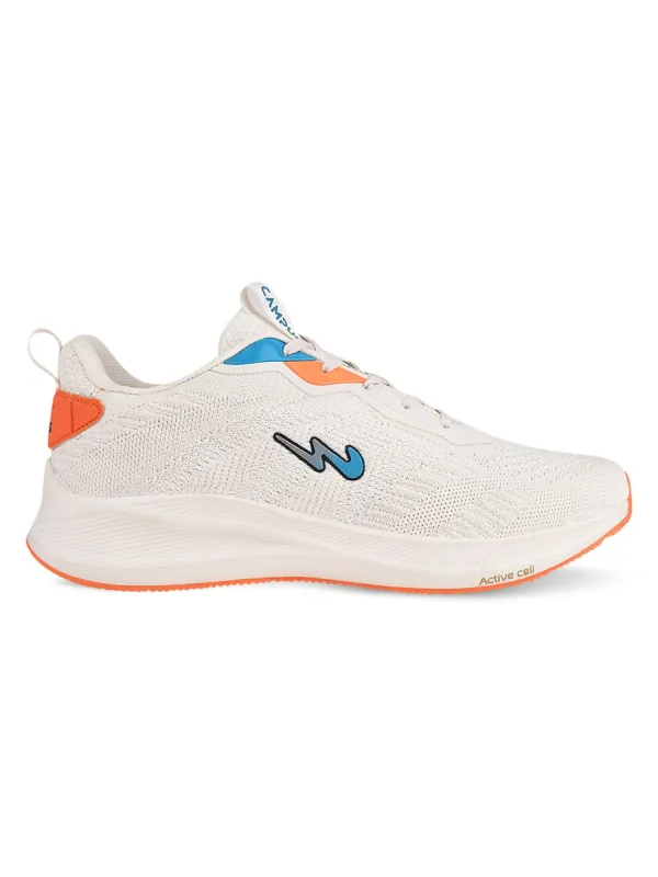 CRAYON Off White Men's Running Shoes sold by Campus Shoes
