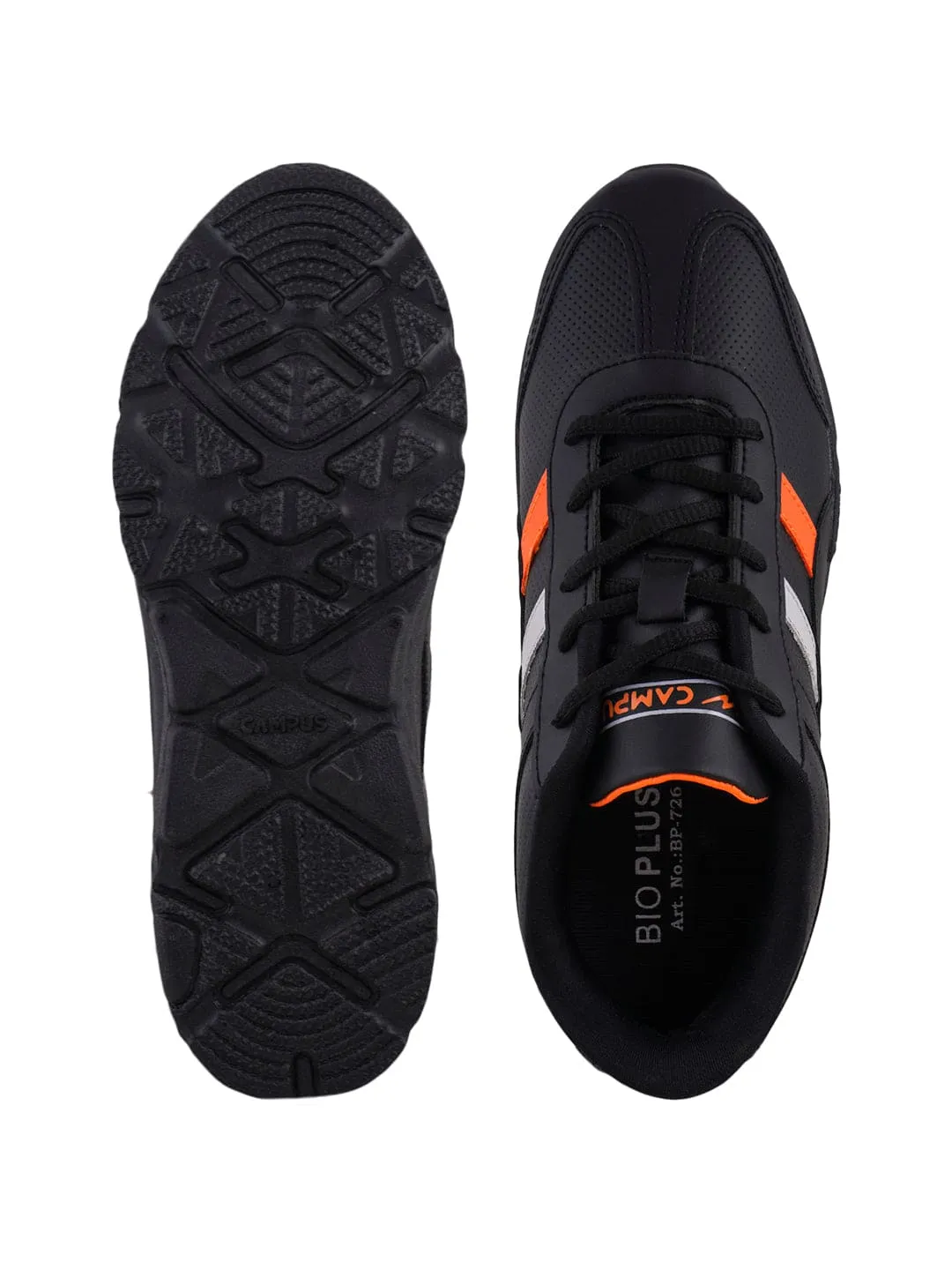 BP-726 Black Men's Sports Shoes sold by Campus Shoes product image thumbnail 4