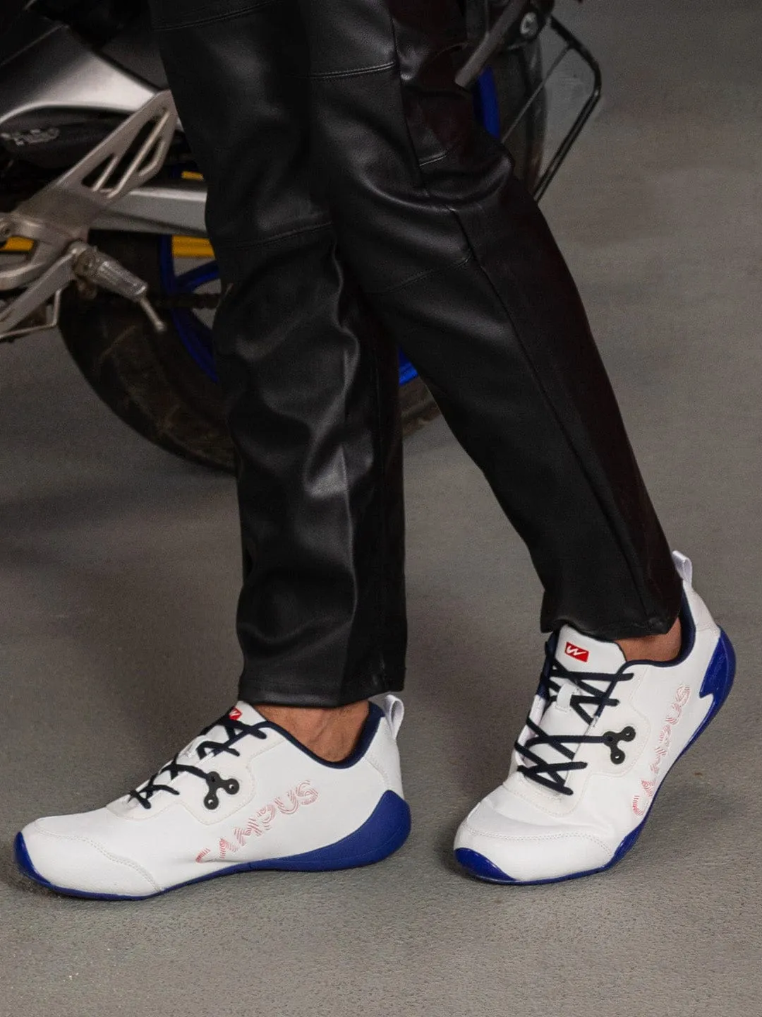 CAMP ZYLON White Men's Sneakers sold by Campus Shoes product image thumbnail 5