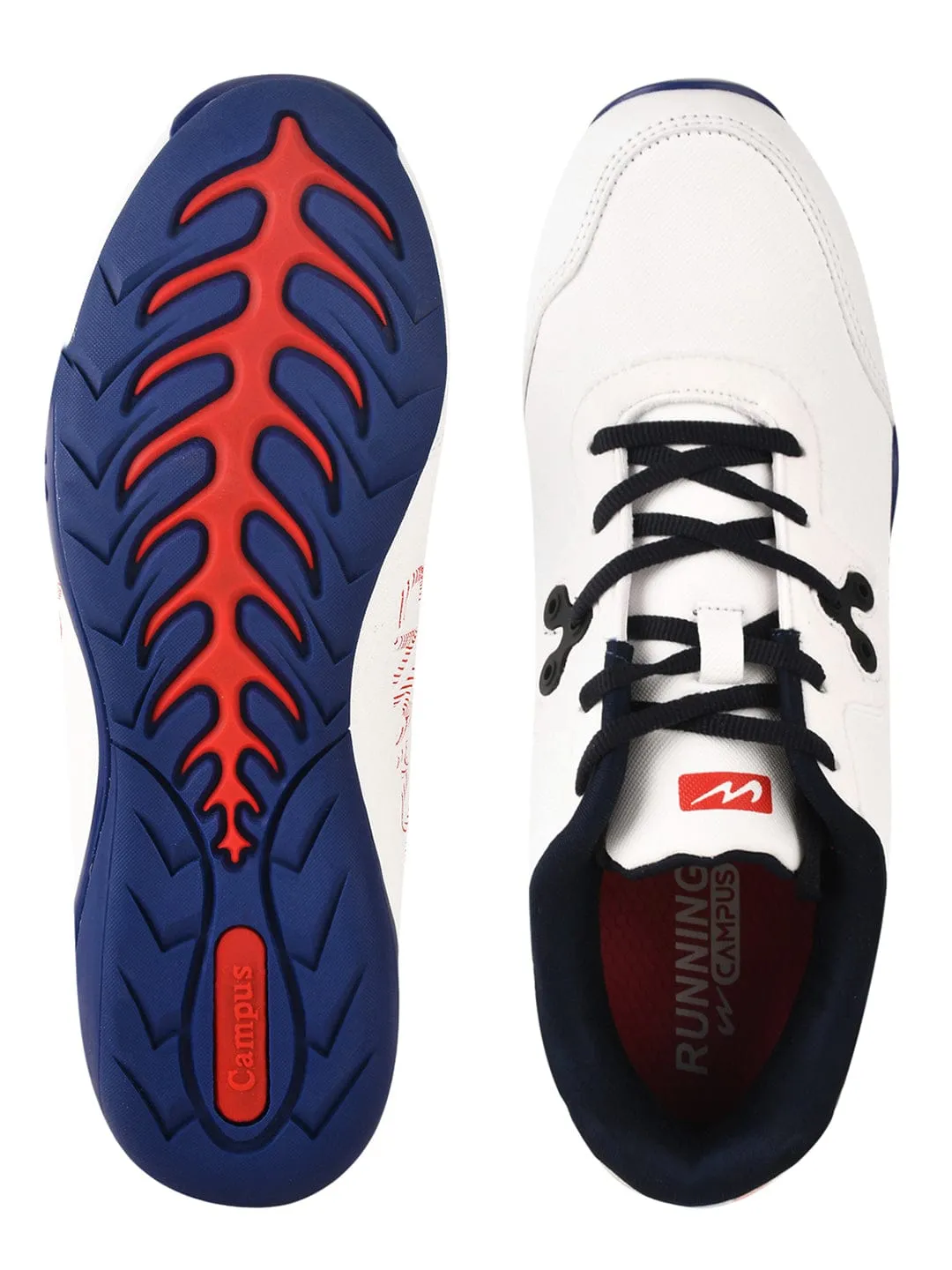 CAMP ZYLON White Men's Sneakers sold by Campus Shoes product image thumbnail 4