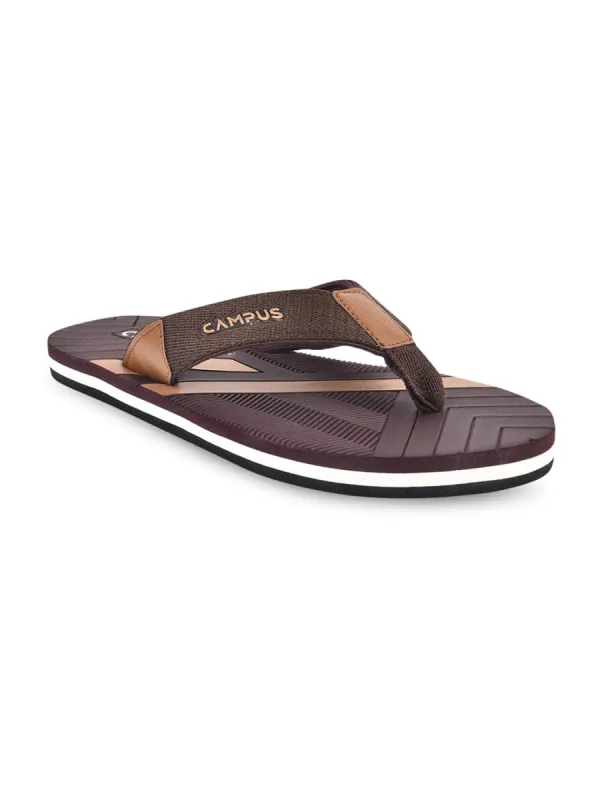 GC-1056 Brown Men's Flip Flops sold by Campus Shoes