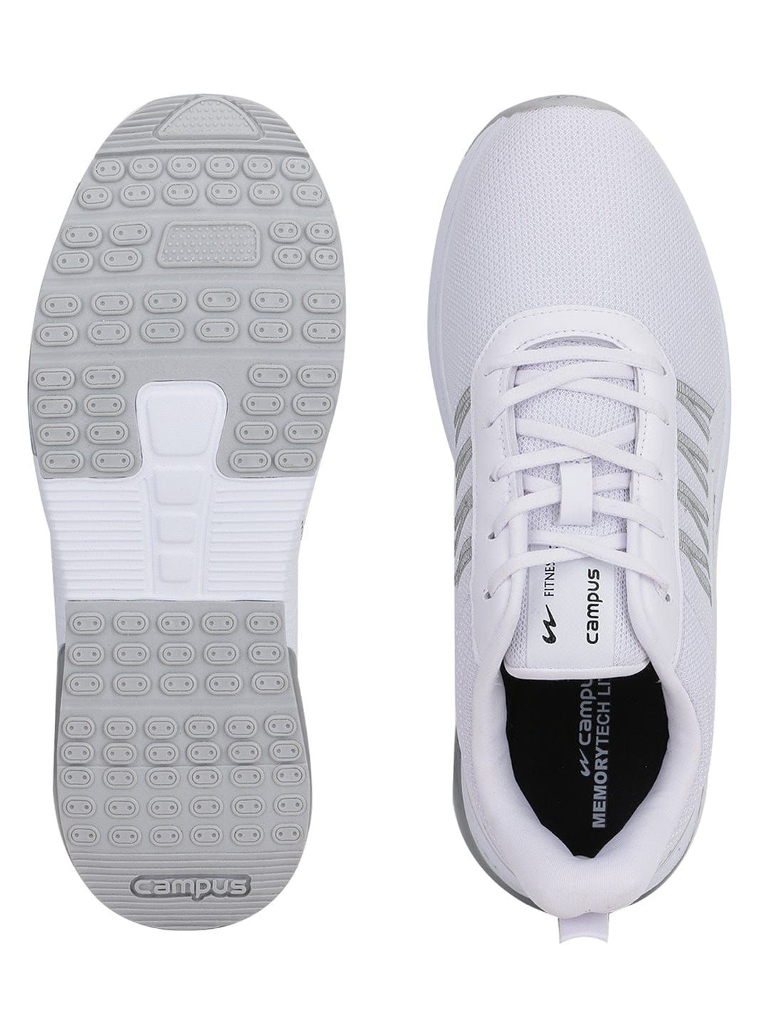 BRAZIL PRO White Men's Running Shoes sold by Campus Shoes product image thumbnail 4