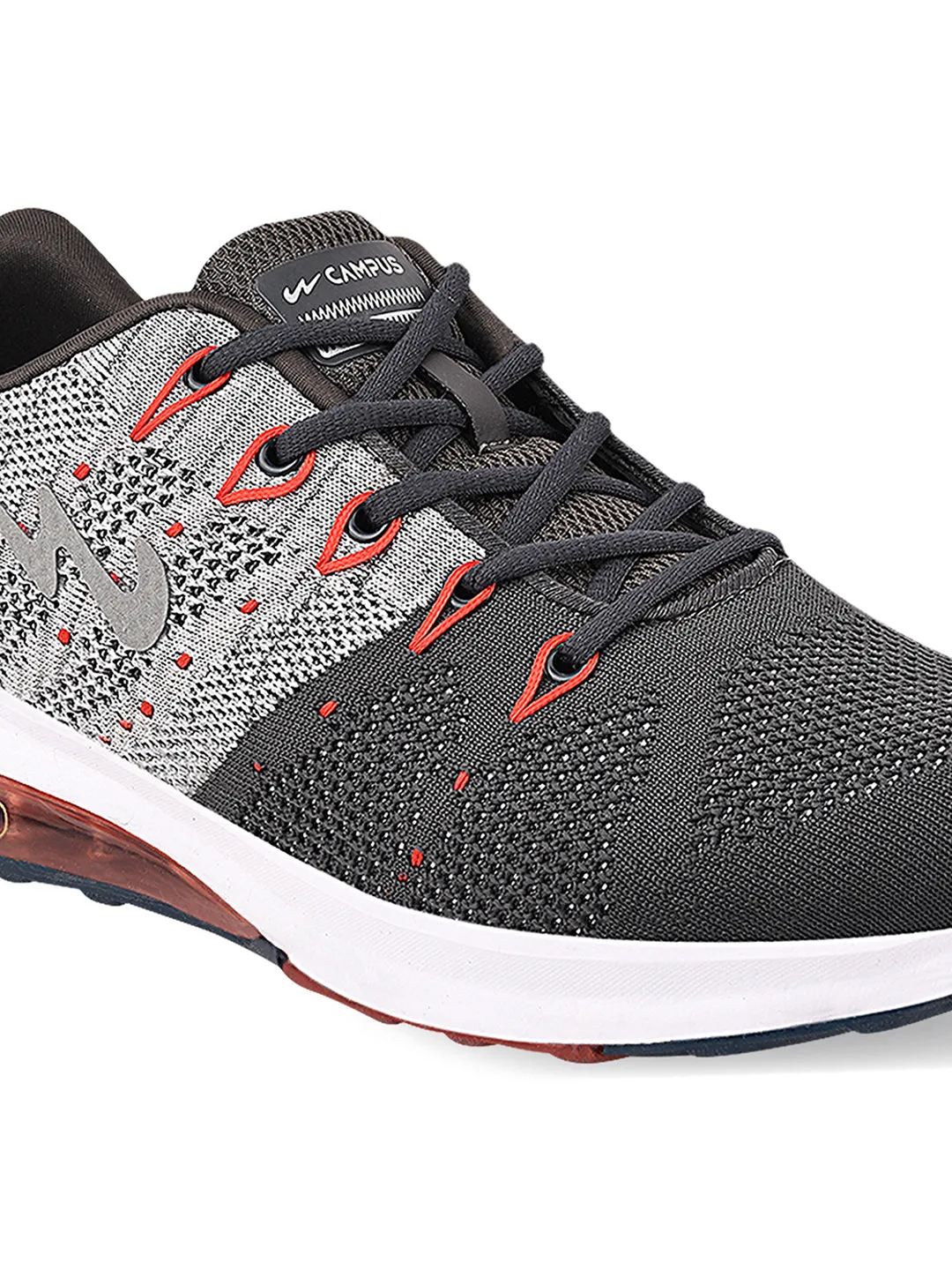 PERIS Light Grey Men's Running Shoes sold by Campus Shoes product image thumbnail 4