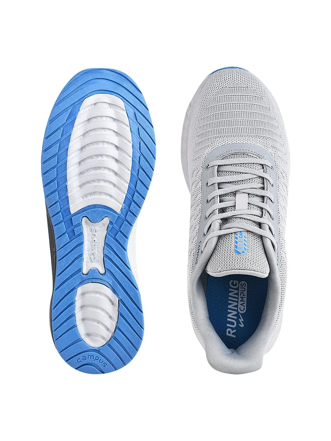 NIDO Grey Men's Running Shoes sold by Campus Shoes product image thumbnail 4