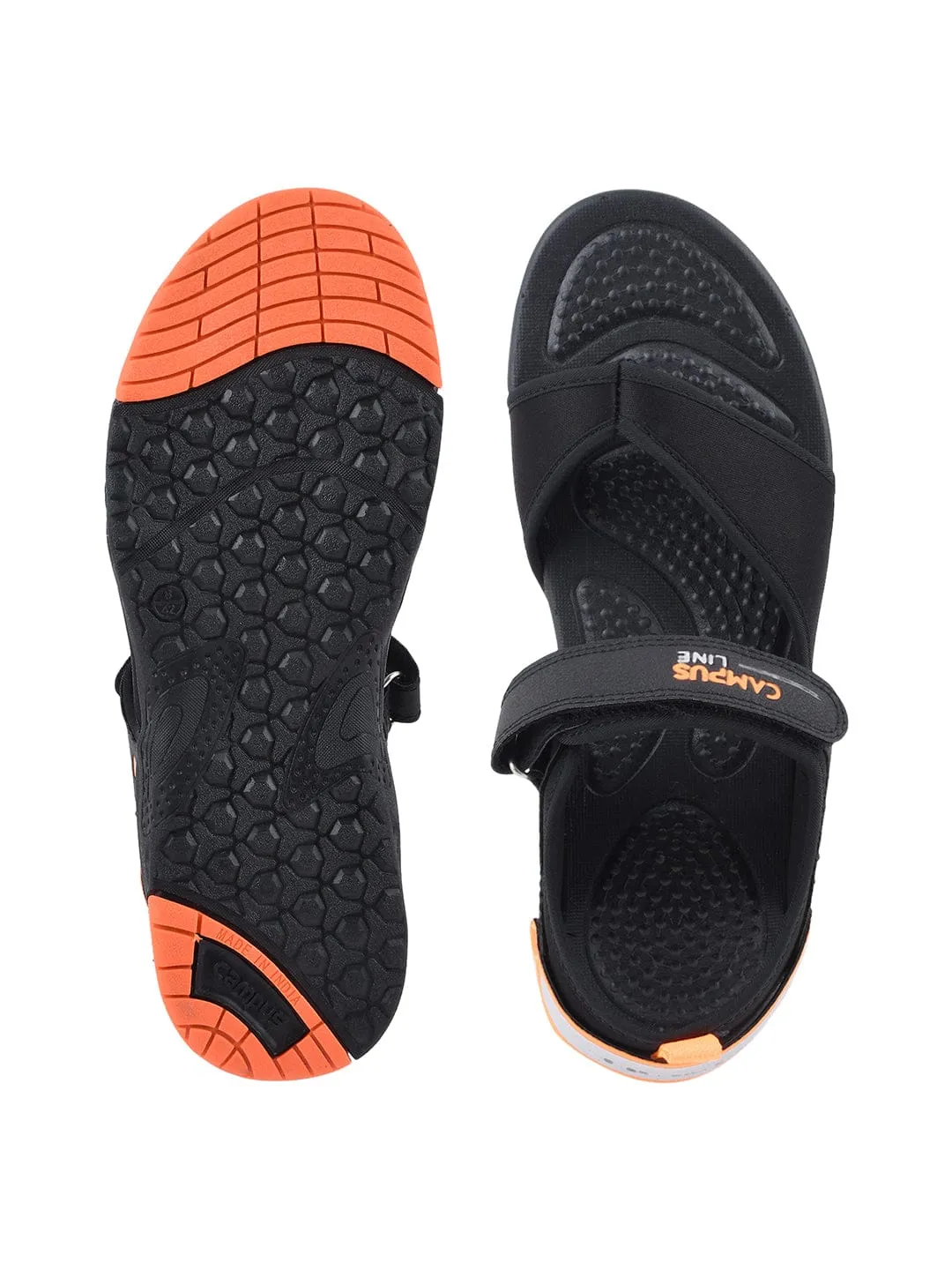 GC-2306 Black Men's Sandals sold by Campus Shoes product image thumbnail 4
