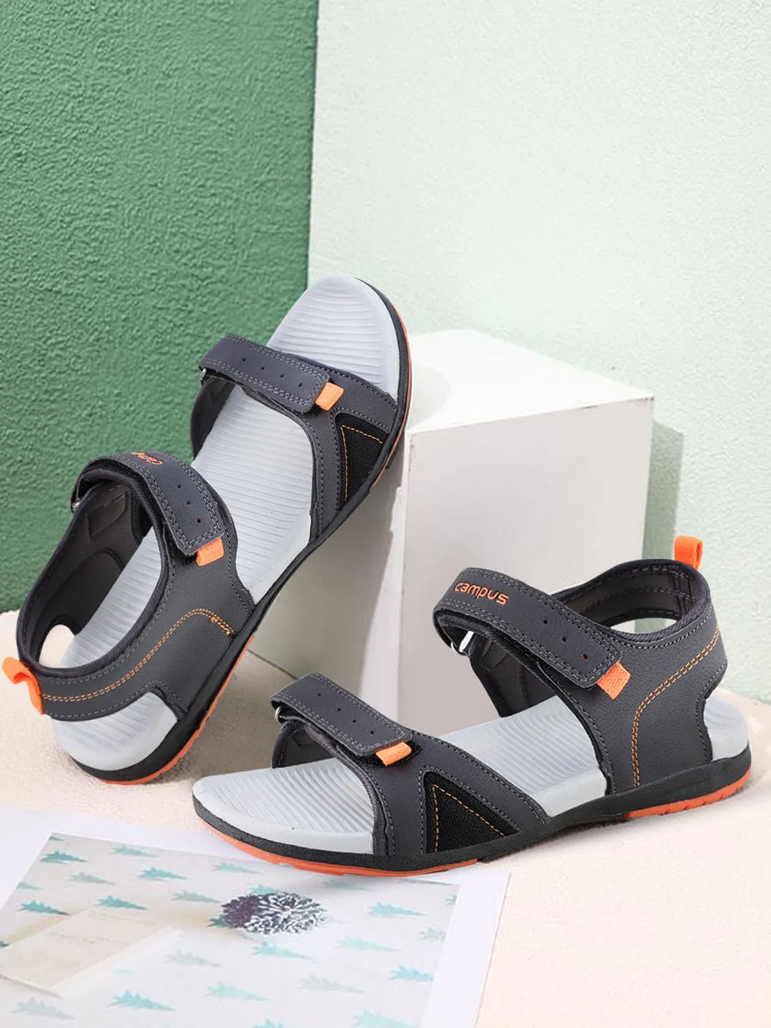 2GC-16 Grey Men's Sports Sandals sold by Campus Shoes product image thumbnail 5