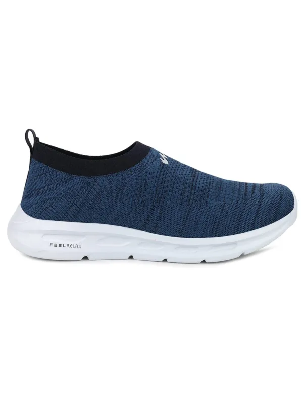 KING Pro Navy Men's Walking Shoes sold by Campus Shoes