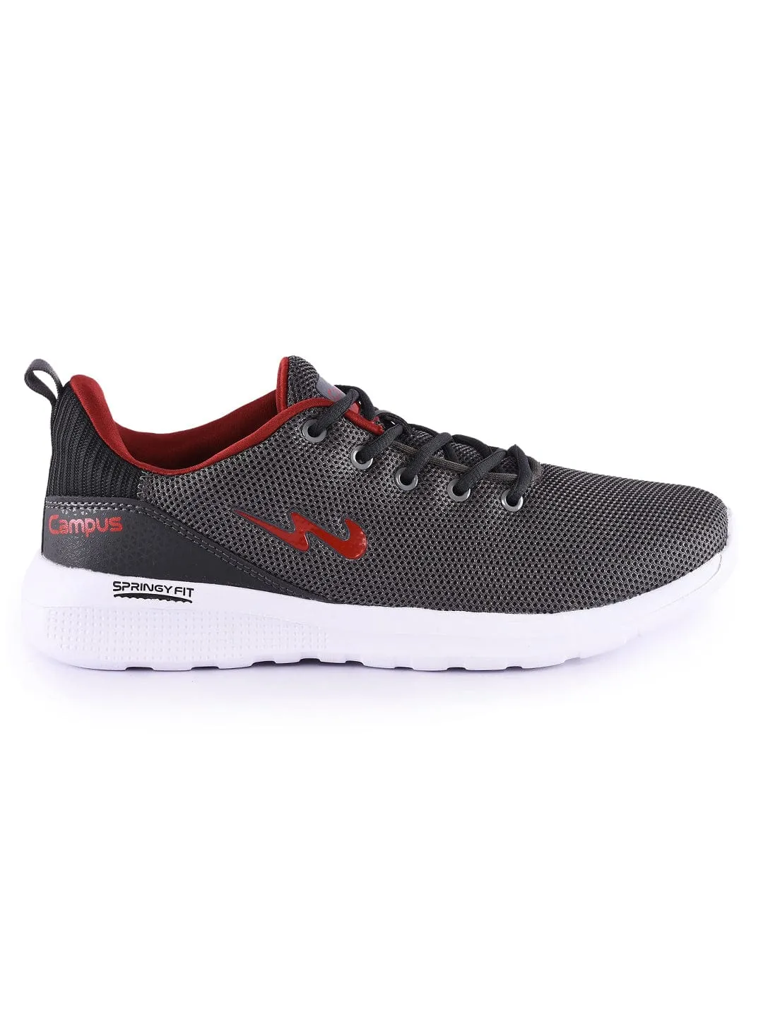 CRUNCH Grey Men's Running Shoes sold by Campus Shoes