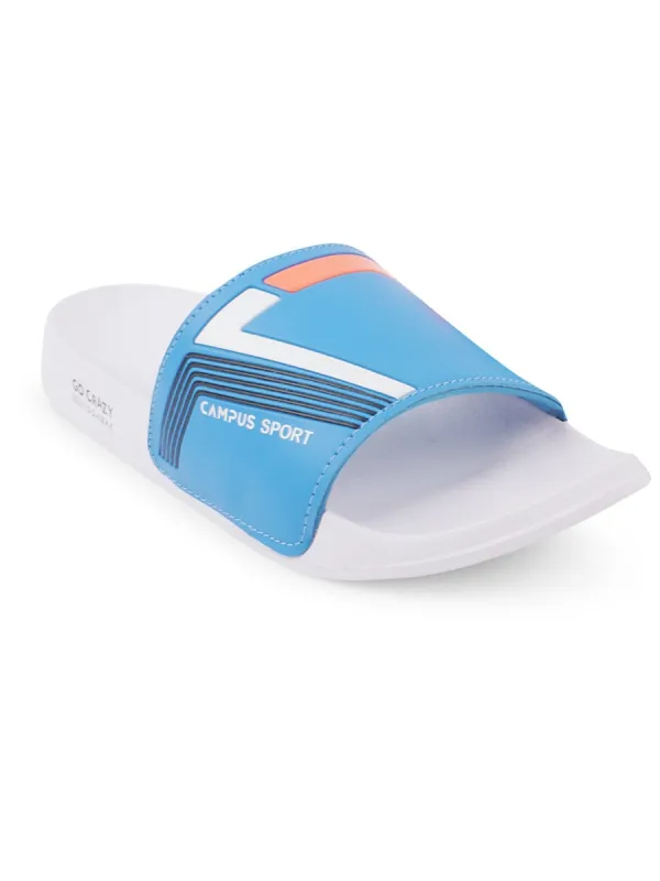 SL-432 Blue Men's Slides sold by Campus Shoes