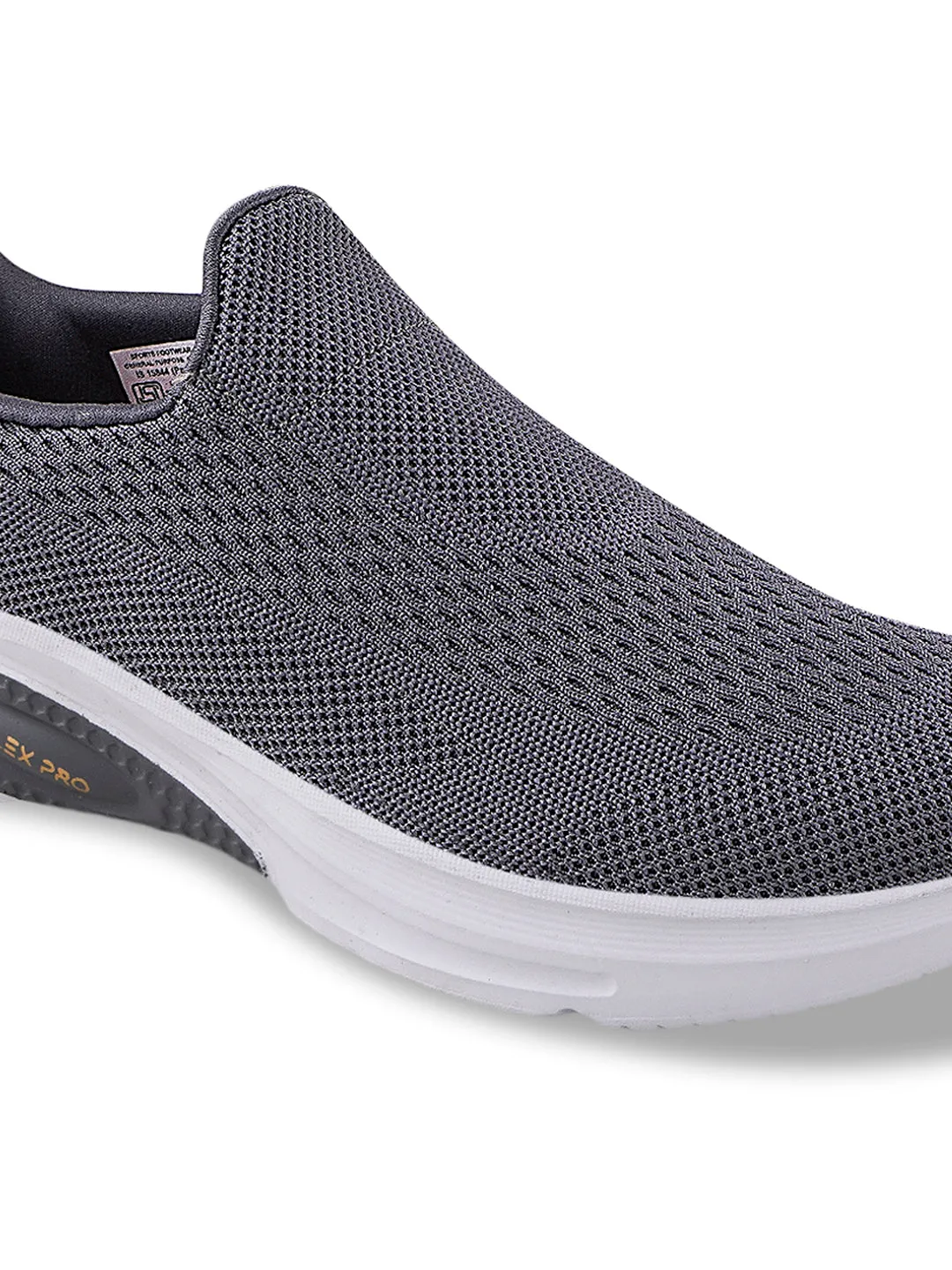 WIKES Grey Men's Sports Shoes sold by Campus Shoes product image thumbnail 4