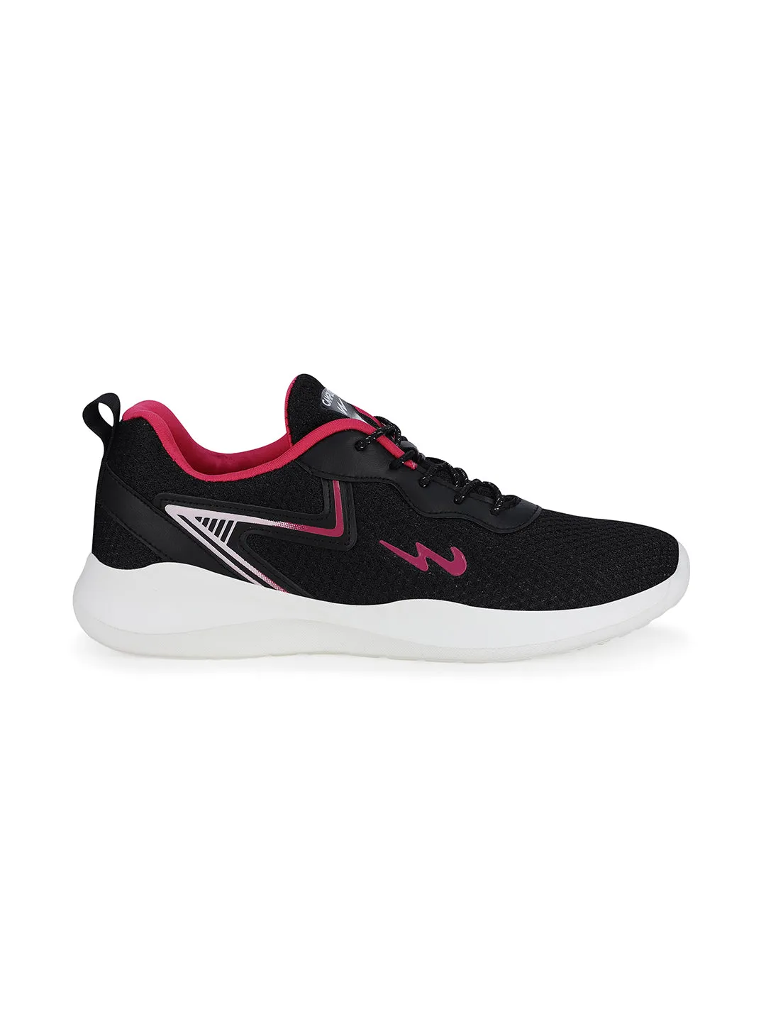 BARE Black Women's Running Shoes sold by Campus Shoes
