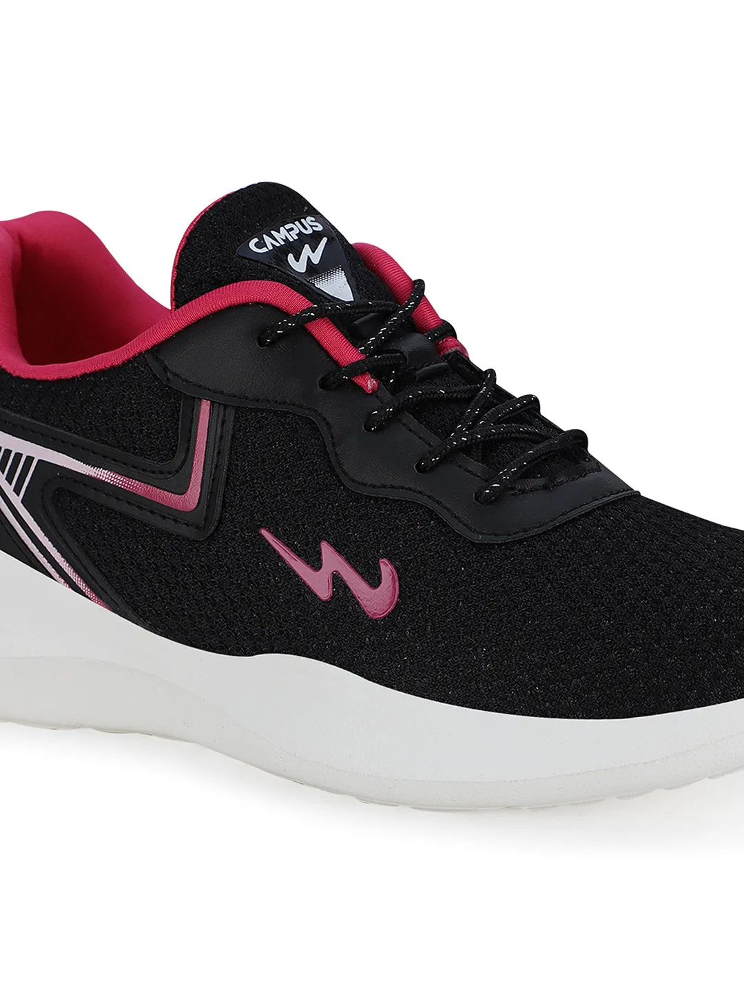 BARE Black Women's Running Shoes sold by Campus Shoes product image thumbnail 4