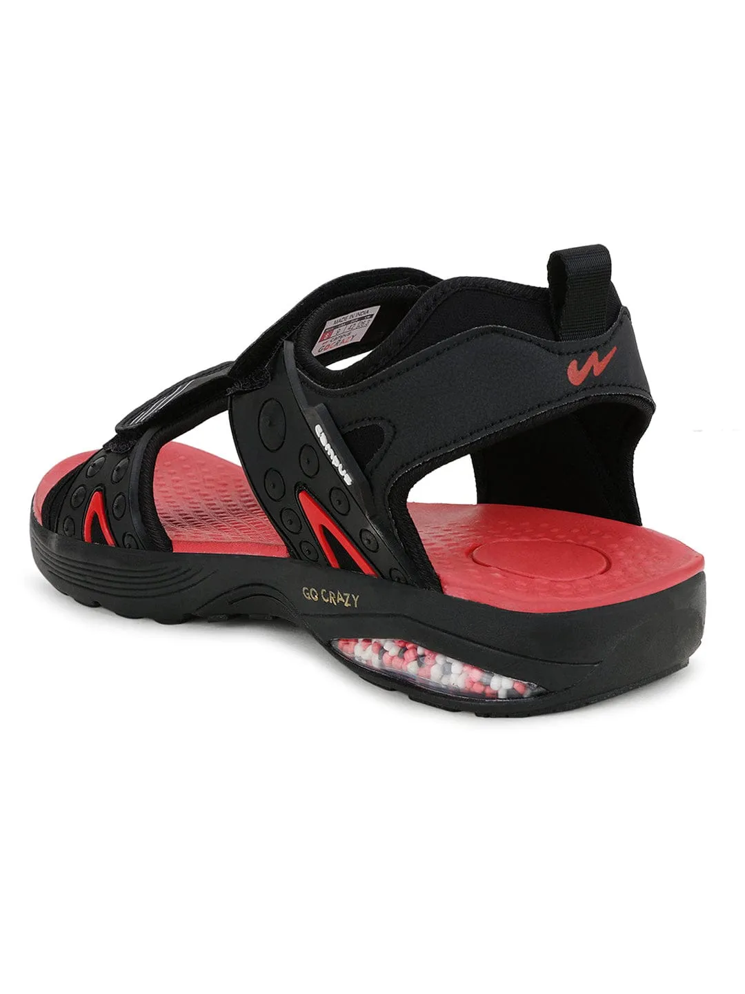 GC-09 Black Men's Sports Sandal sold by Campus Shoes product image thumbnail 3
