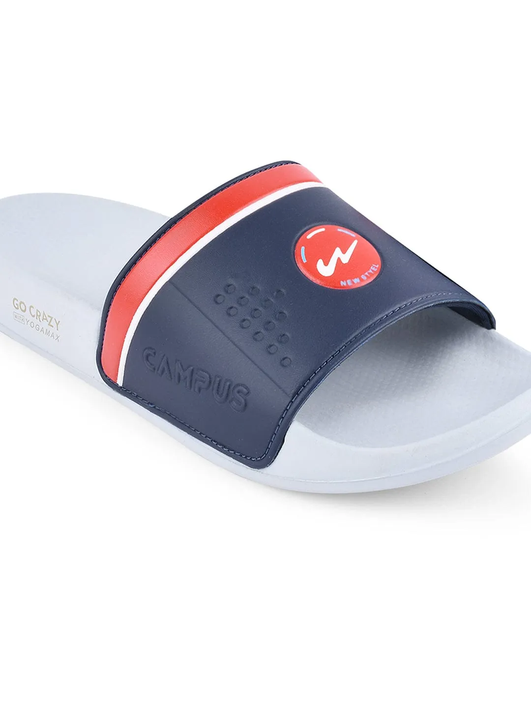 SL-431 Blue Men's Slides sold by Campus Shoes product image thumbnail 5