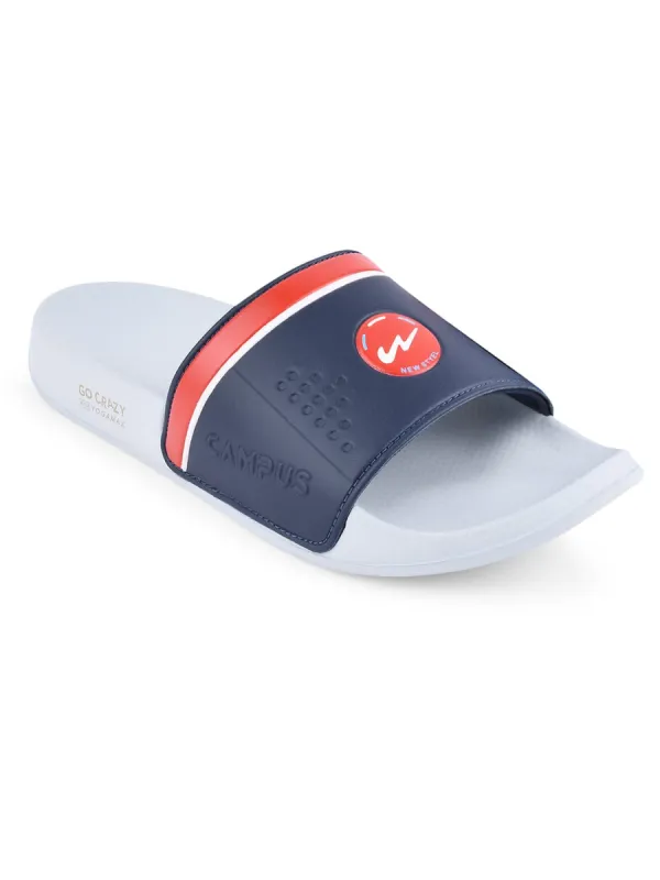 SL-431 Blue Men's Slides sold by Campus Shoes