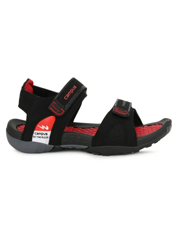 2GC-18 Black Men's Sports Sandals sold by Campus Shoes