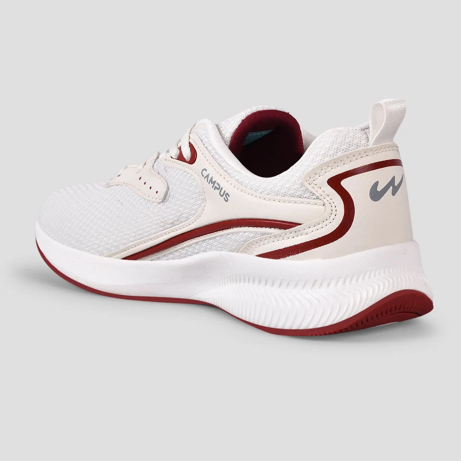 CAMP-CLANCY White Women's Running Shoes sold by Campus Shoes product image thumbnail 3