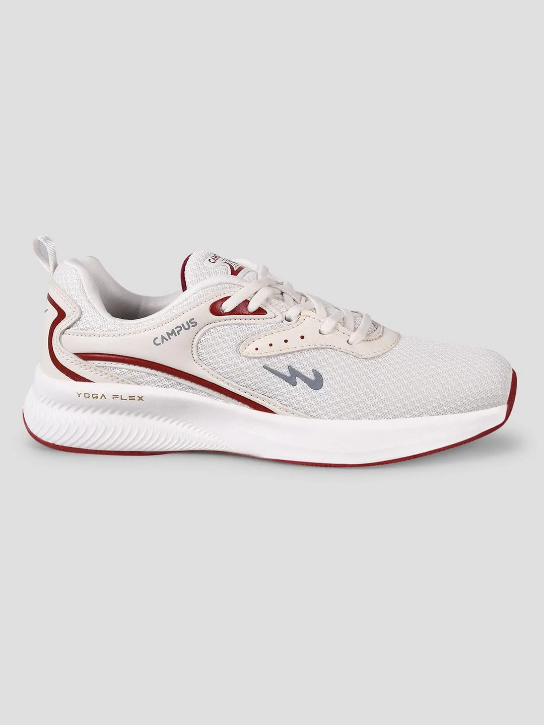 CAMP-CLANCY White Women's Running Shoes sold by Campus Shoes