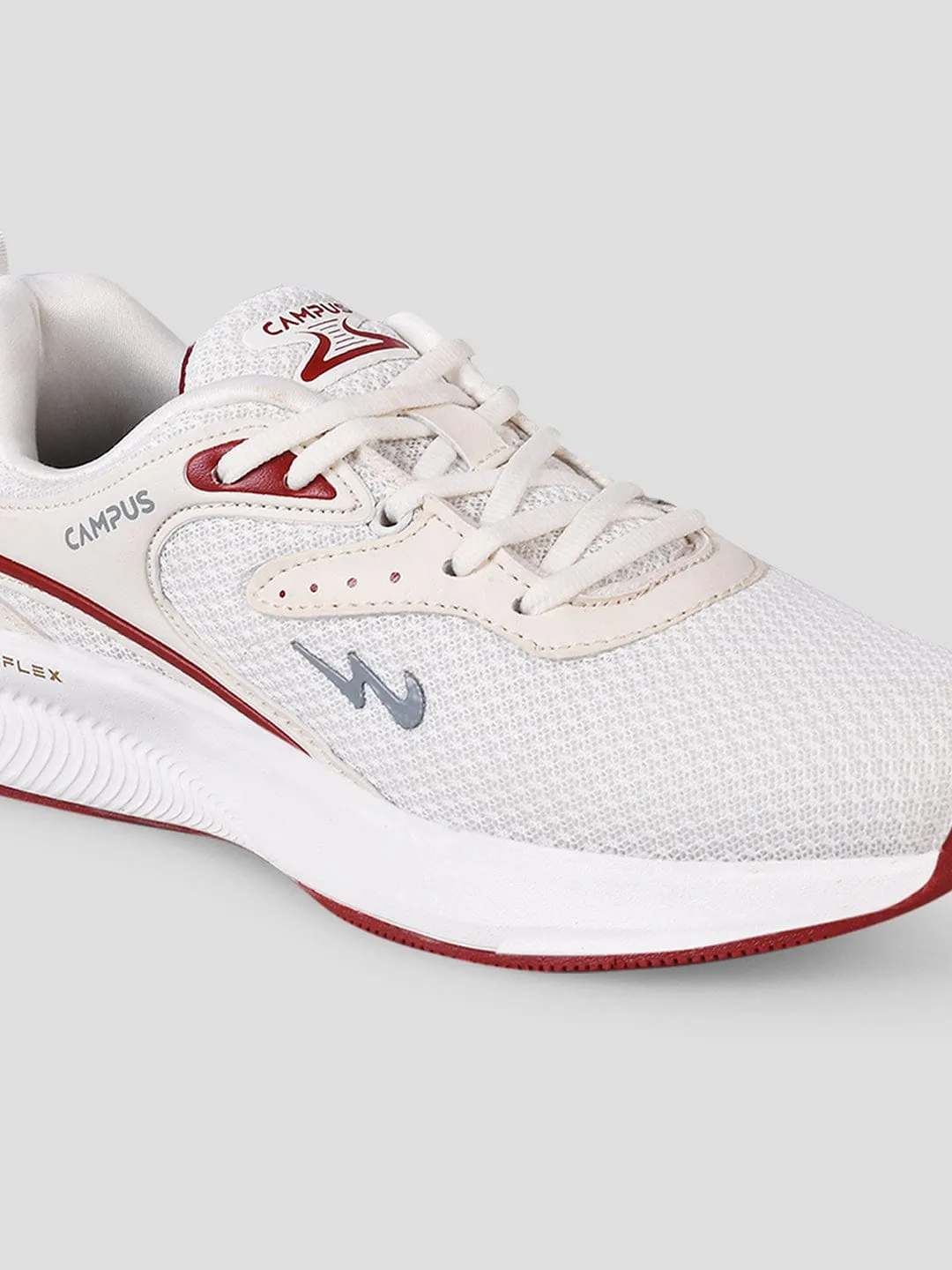 CAMP-CLANCY White Women's Running Shoes sold by Campus Shoes product image thumbnail 4