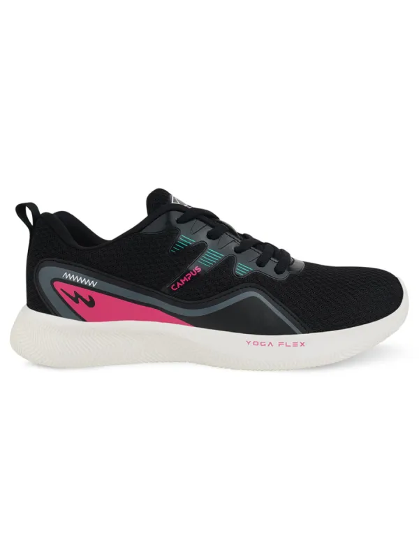 STATUS Black Women's Running Shoes sold by Campus Shoes
