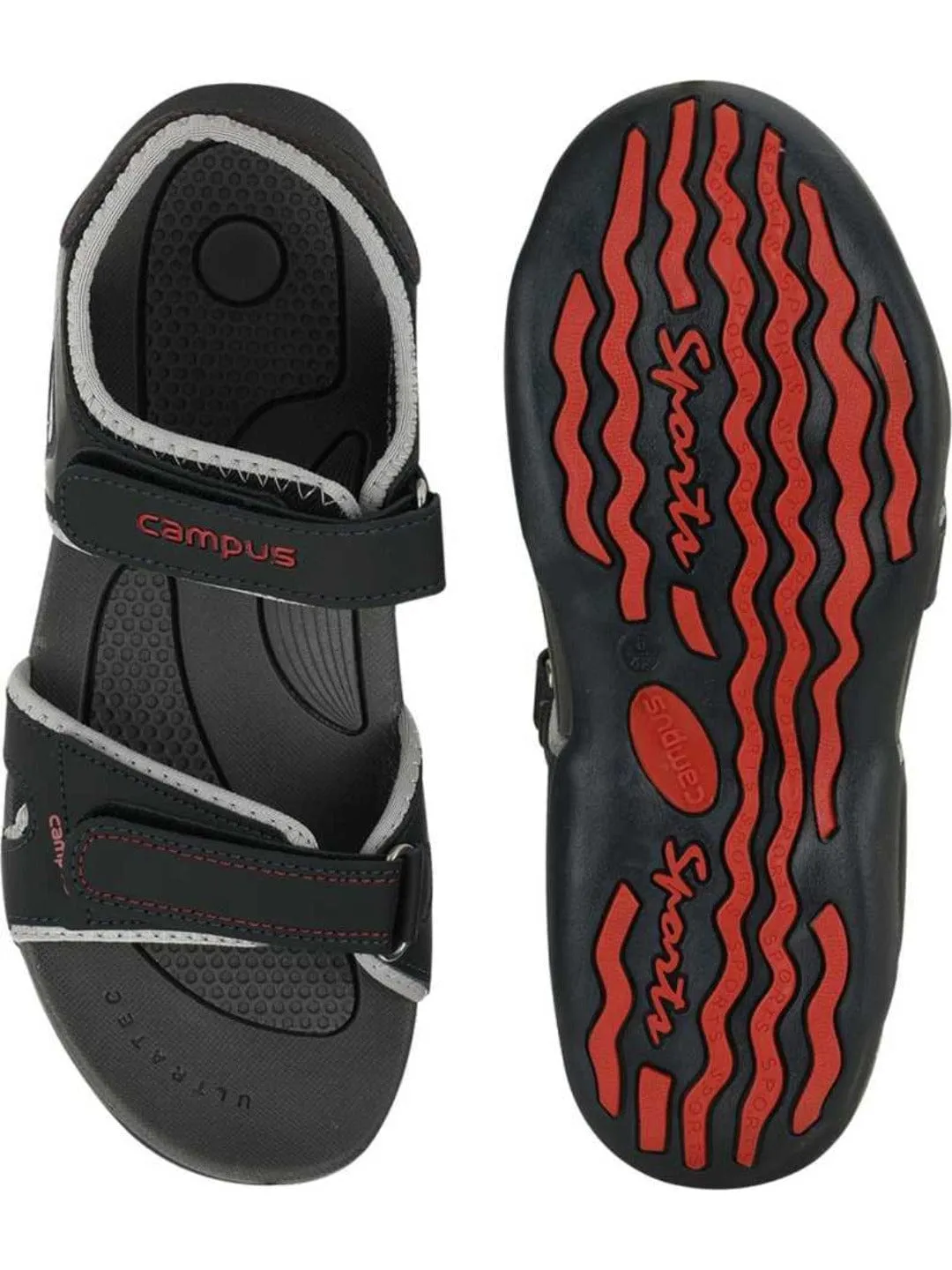 3K-902 Blue Men's Sandals sold by Campus Shoes product image thumbnail 4