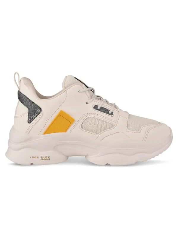 BROWNIE Off White Women's Sneakers sold by Campus Shoes