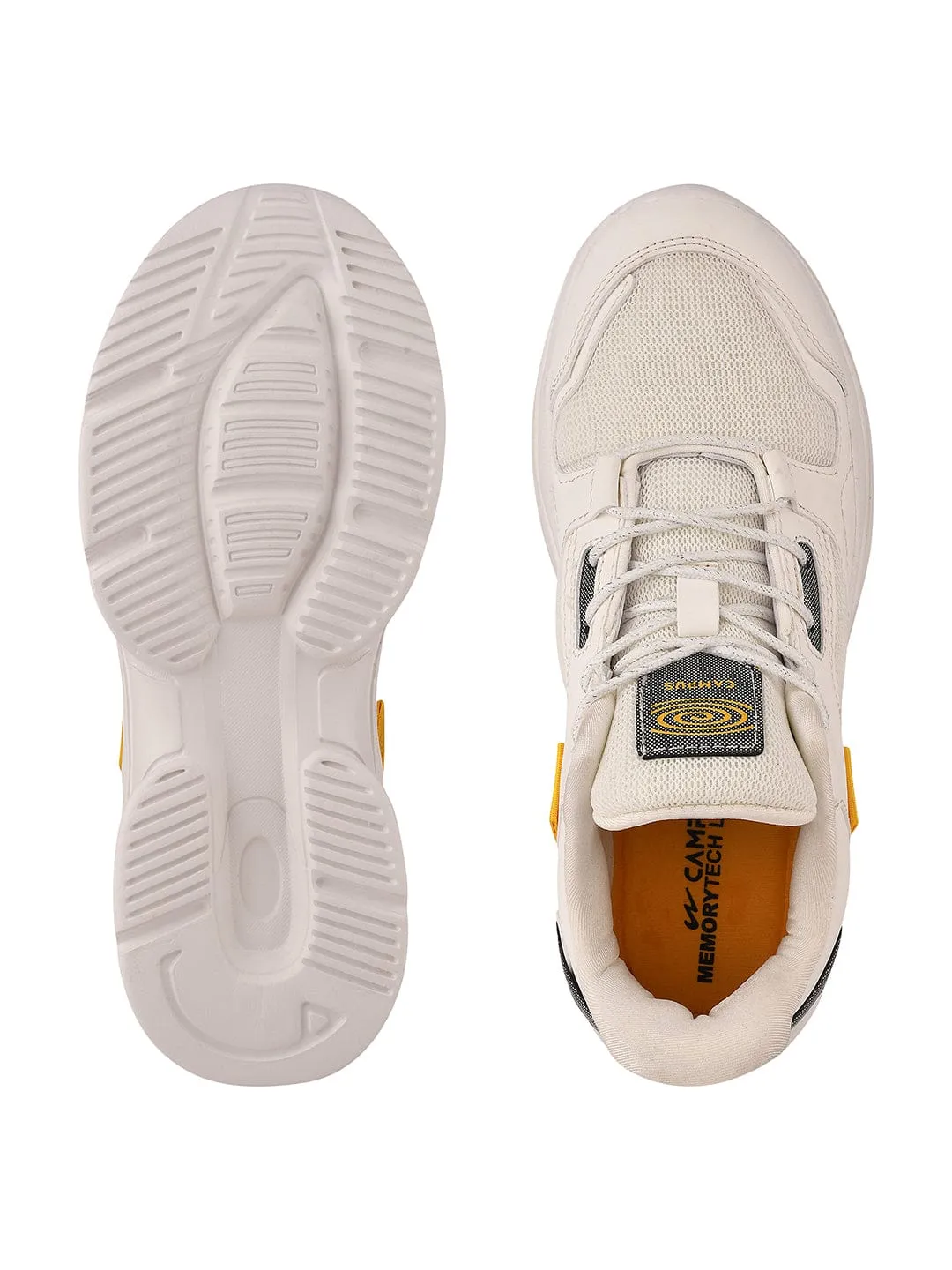 BROWNIE Off White Women's Sneakers sold by Campus Shoes product image thumbnail 5