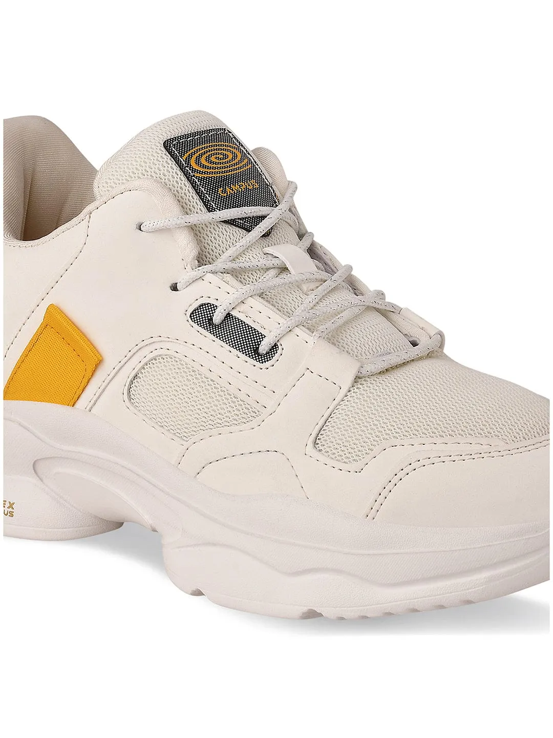 BROWNIE Off White Women's Sneakers sold by Campus Shoes product image thumbnail 4