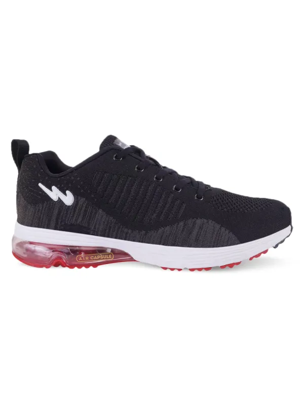 STONIC Black Men's Sports Shoes sold by Campus Shoes