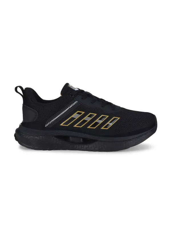 FLAME Black Men's Sports Shoes sold by Campus Shoes