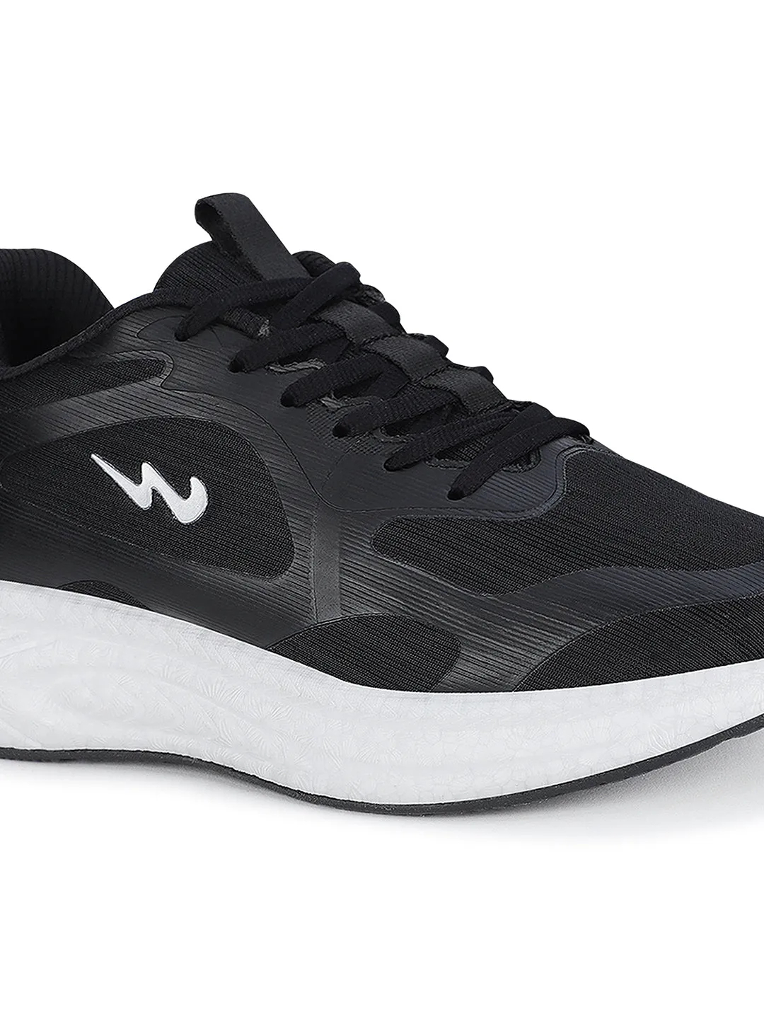 SNUG Black Men's Sports Shoes sold by Campus Shoes product image thumbnail 4