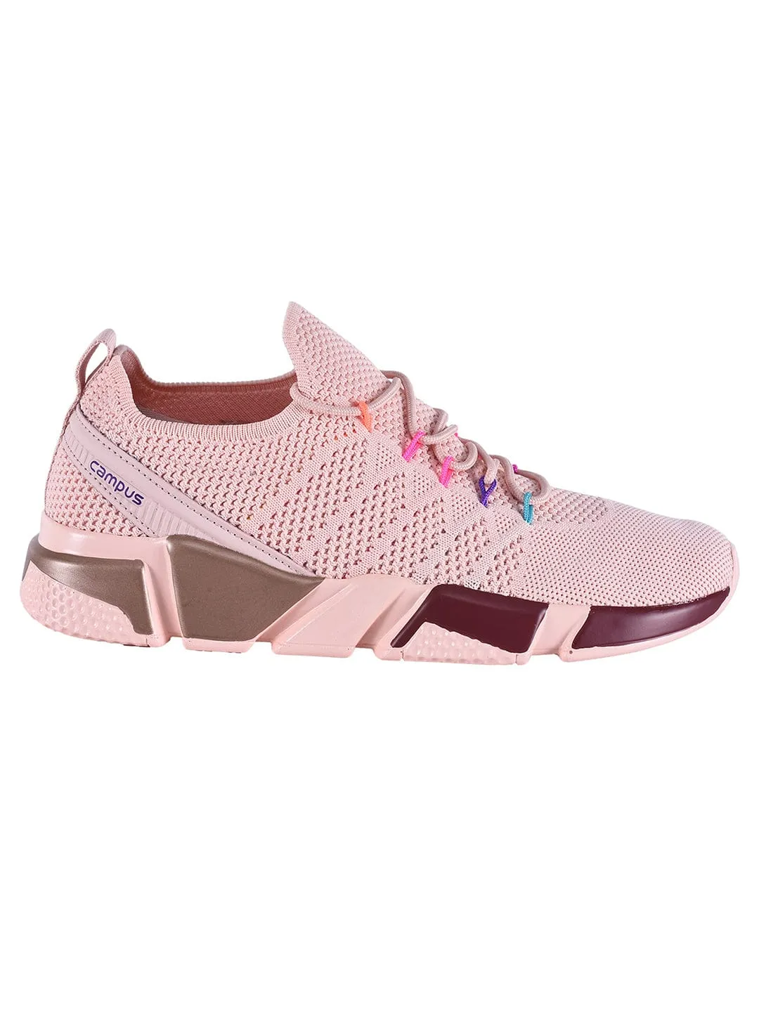 SUNSHINE Pink Women's Running Shoes sold by Campus Shoes