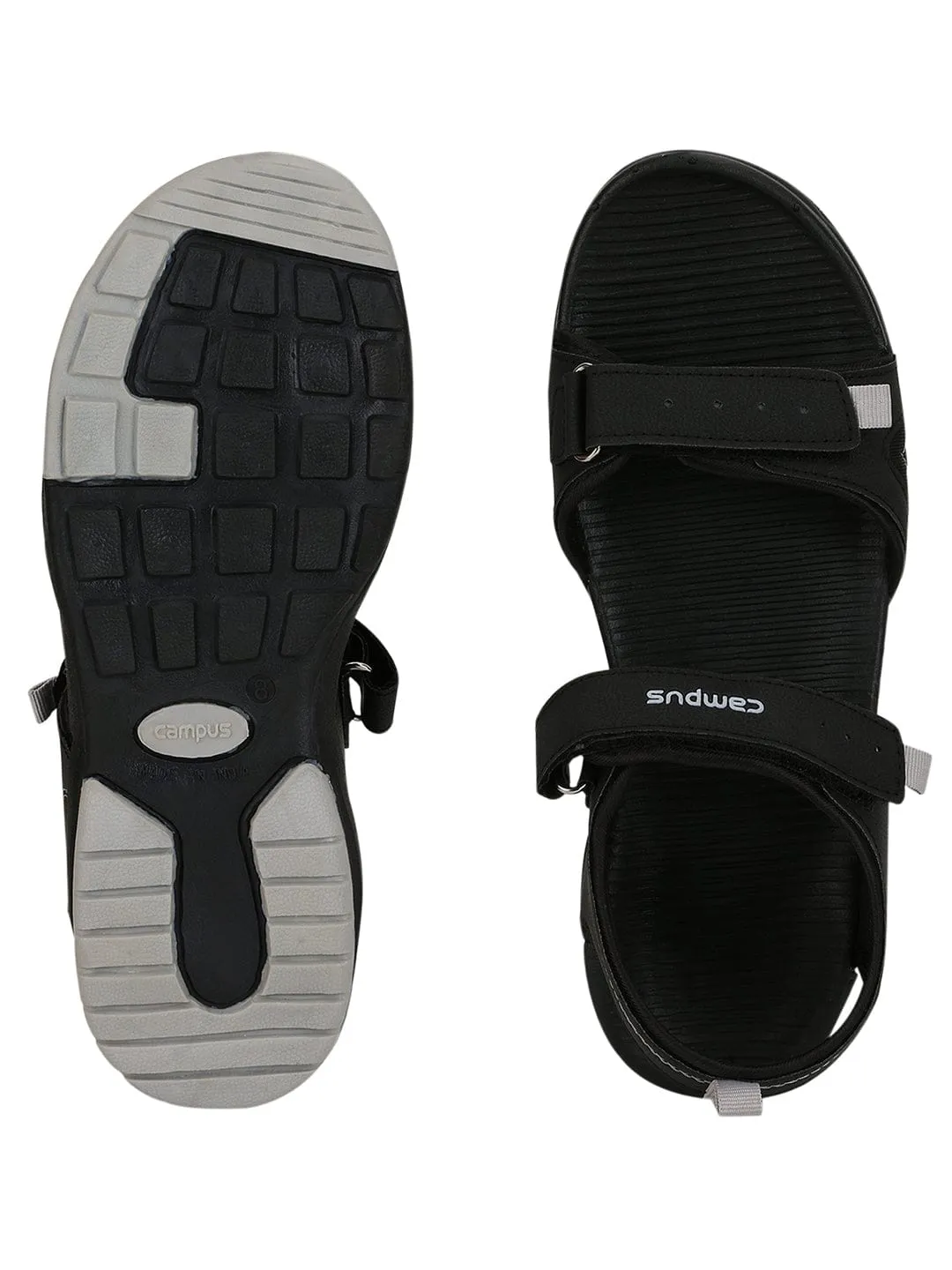 2GC-16 Black Men's Sports Sandals sold by Campus Shoes product image thumbnail 4