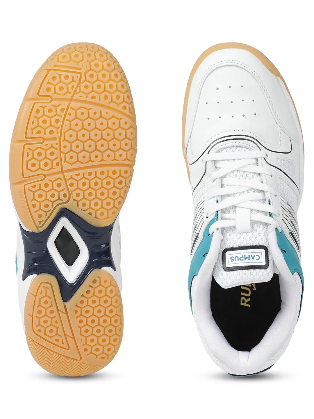 SEEK White Men's Running Shoes sold by Campus Shoes product image thumbnail 4