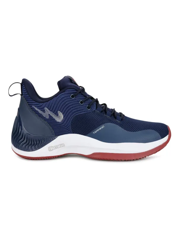 TERMINO Navy Men's Running Shoes sold by Campus Shoes