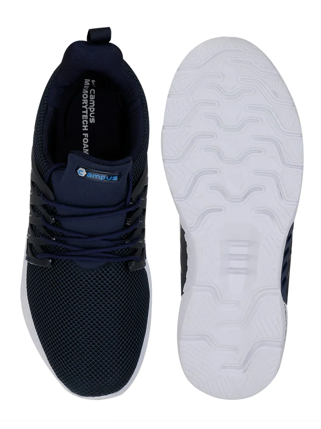 BELGIUM PLUS Navy Men's Running Shoes sold by Campus Shoes product image thumbnail 5