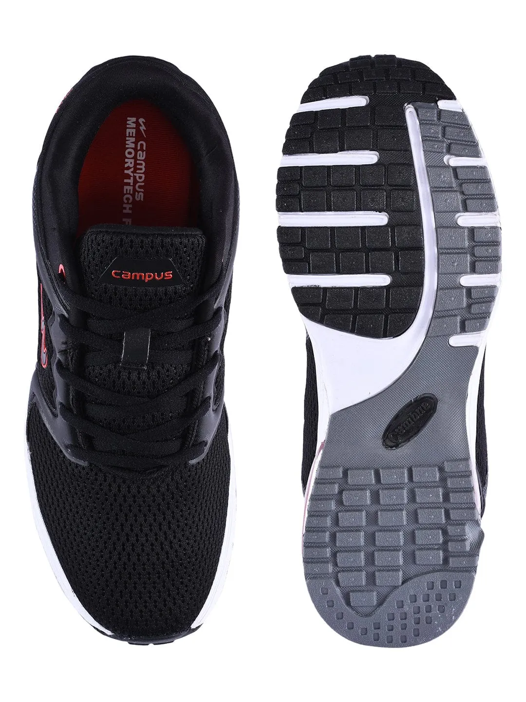STREME Black Men's Sports Shoes sold by Campus Shoes product image thumbnail 4