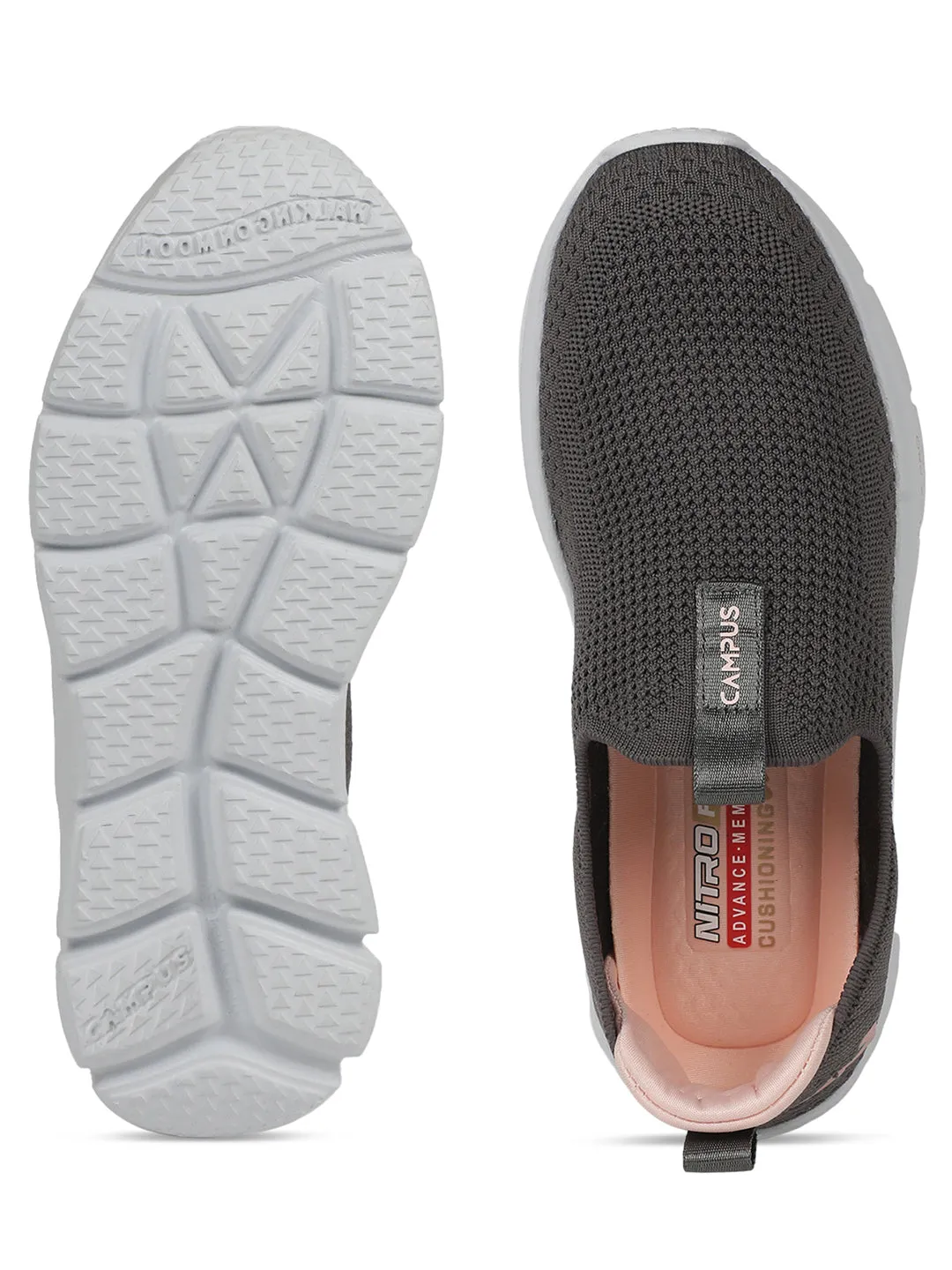 KURSTIN Grey Women's Walking shoes sold by Campus Shoes product image thumbnail 4