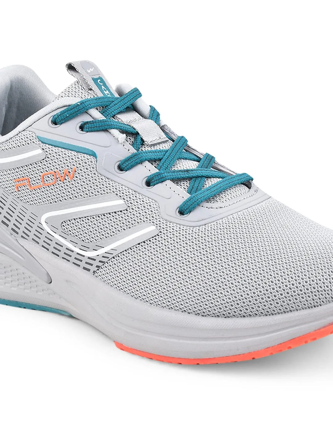 FLOW PRO Grey Men's Running Shoes sold by Campus Shoes product image thumbnail 5
