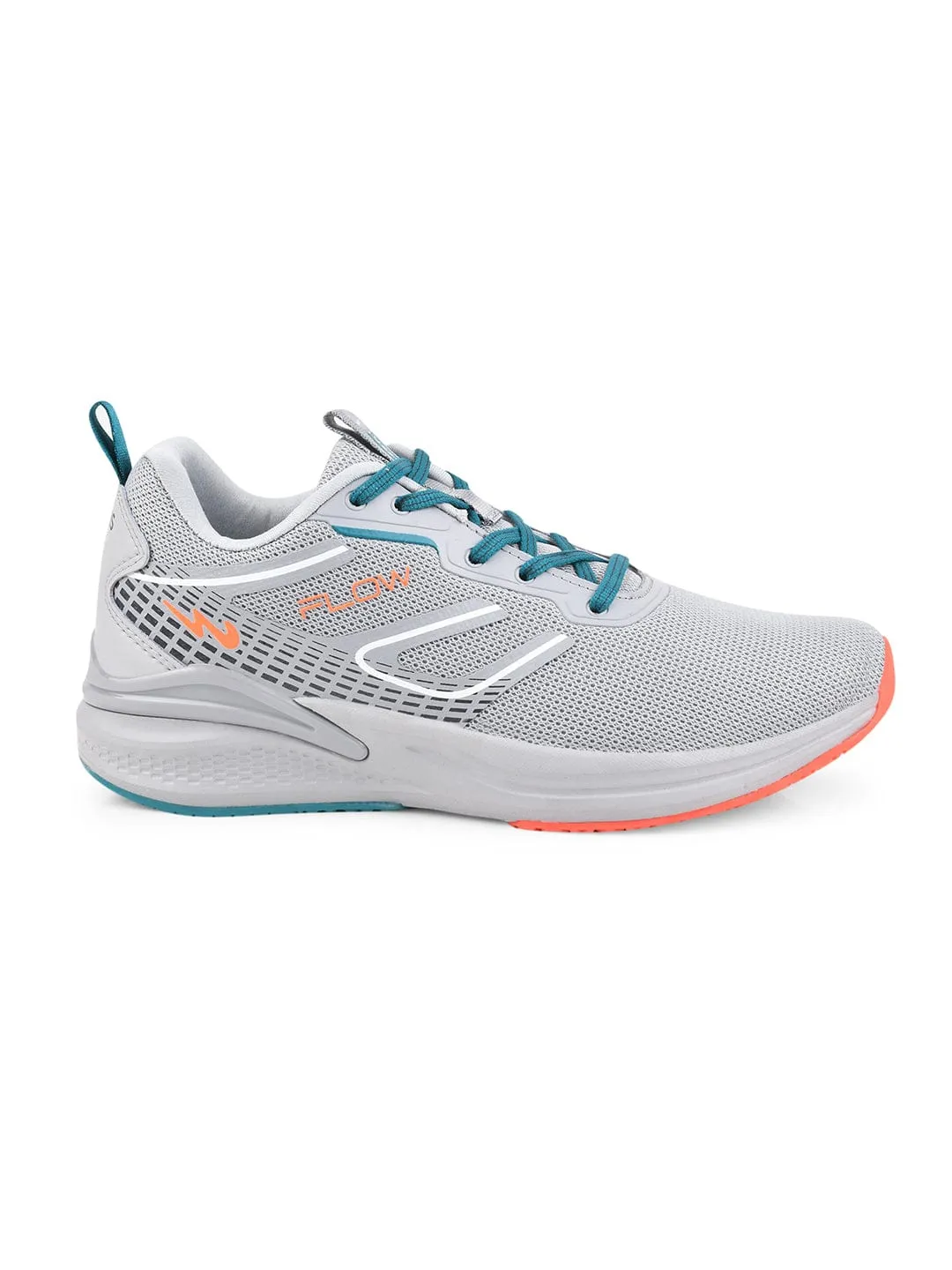 FLOW PRO Grey Men's Running Shoes sold by Campus Shoes