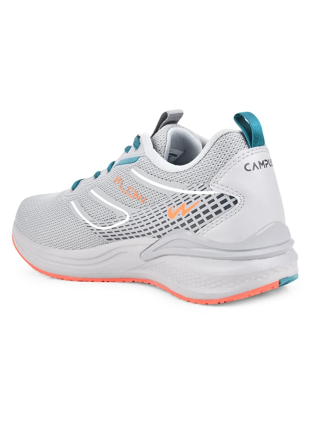 FLOW PRO Grey Men's Running Shoes sold by Campus Shoes product image thumbnail 3