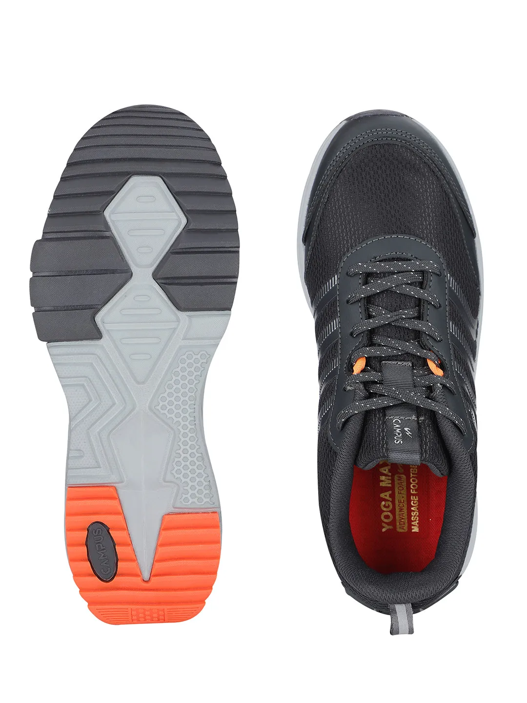 FLEX Grey Men's Sports Shoes sold by Campus Shoes product image thumbnail 5