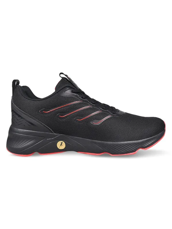RUMBLE Black Men's Running Shoes sold by Campus Shoes