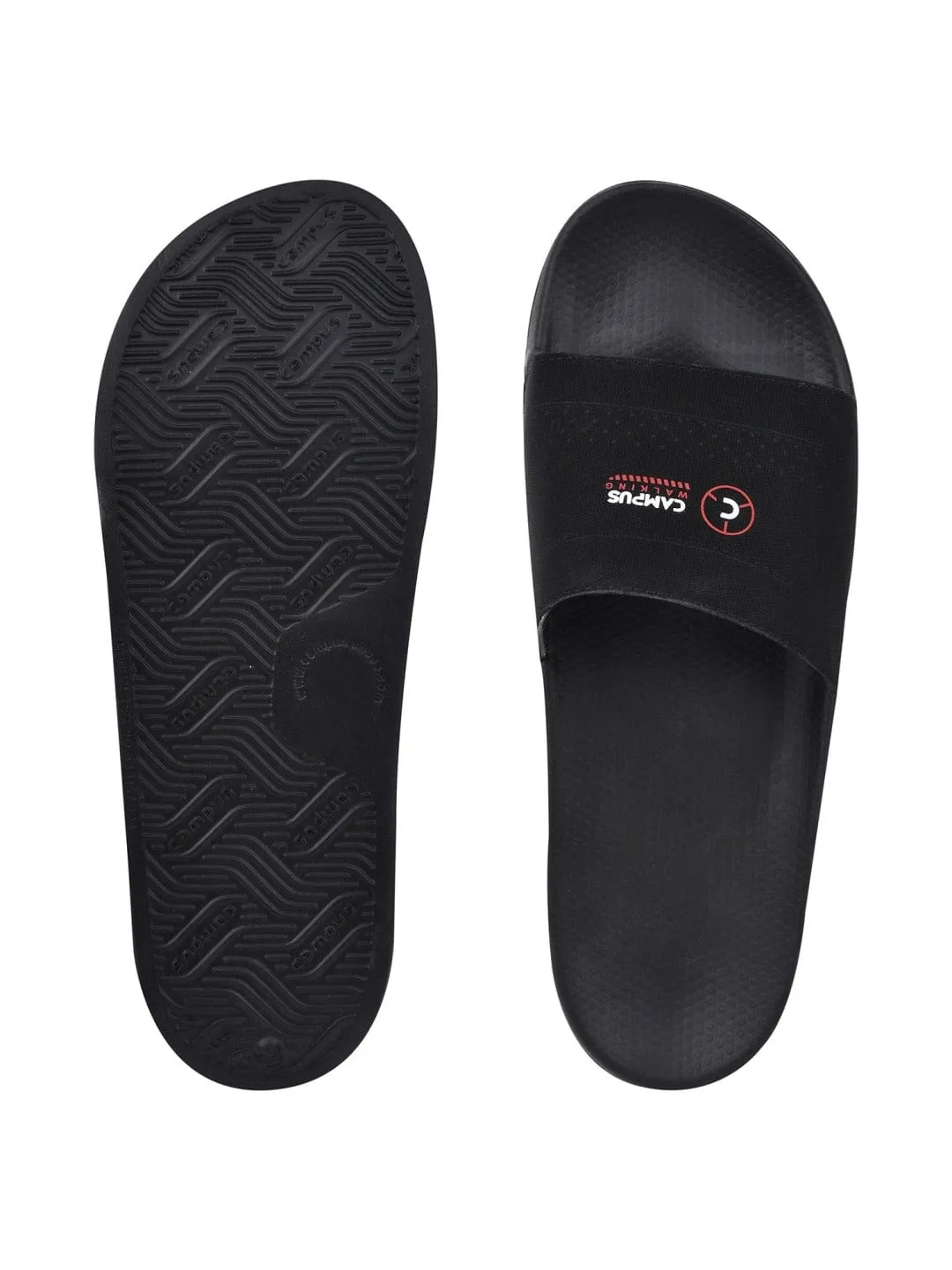 SL-408 Black Men's Slides sold by Campus Shoes product image thumbnail 5