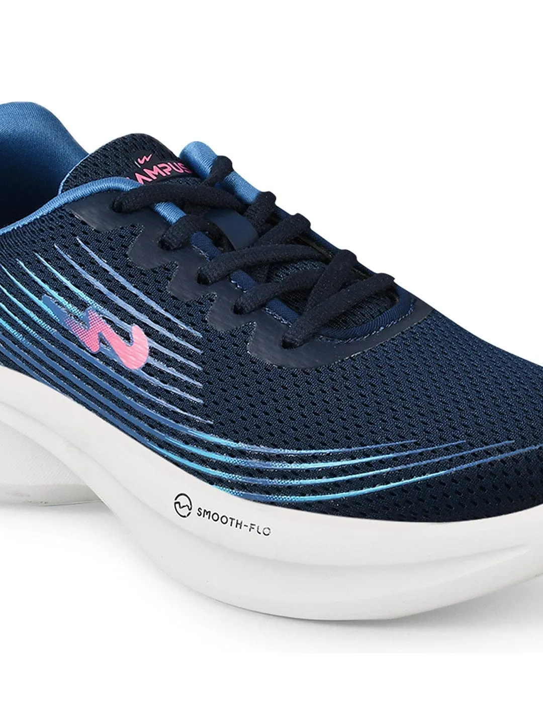 CAMP-LEX Navy Women's Sneakers sold by Campus Shoes product image thumbnail 4